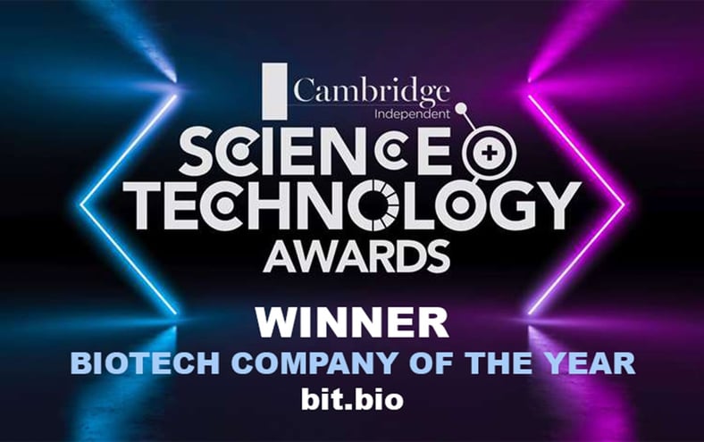 Article | bit.bio wins Biotech Company of the Year at the Cambridge Independent Science and Technology awards