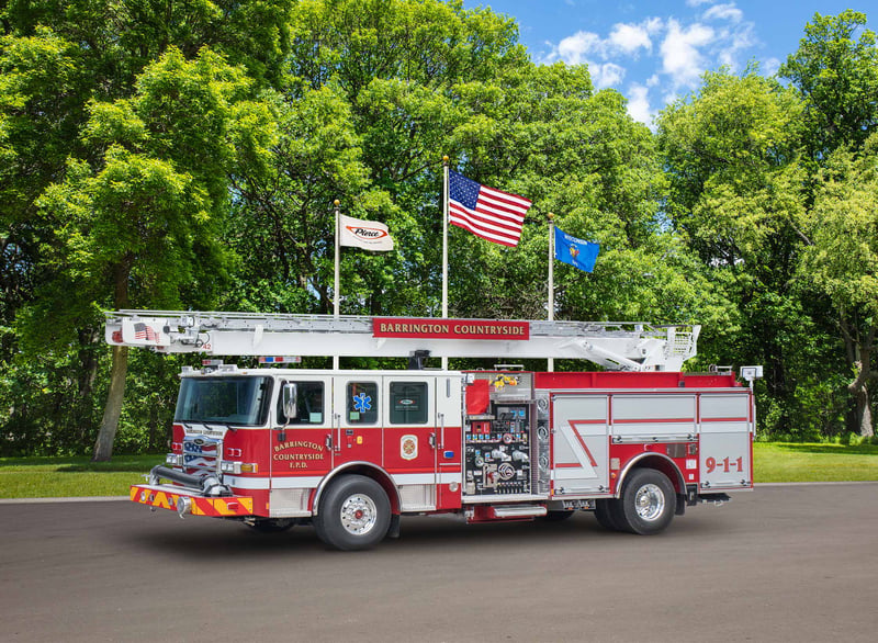 Barrington Countryside Fire Protection District - Aerial – Aerial | Pierce | Lake Barrington, Illinois