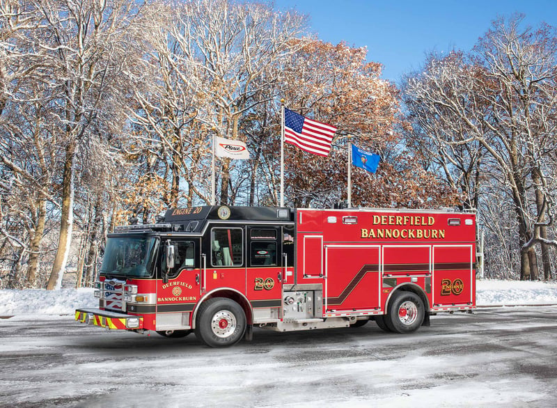 Deerfield-Bannockburn Fire Department - Pumper – Pumper | Pierce | Deerfield, Illinois