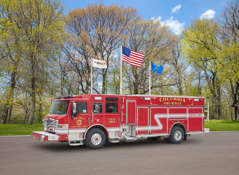 Columbia Fire Protection District - Pumper – Pumper | Pierce | Columbia, Illinois