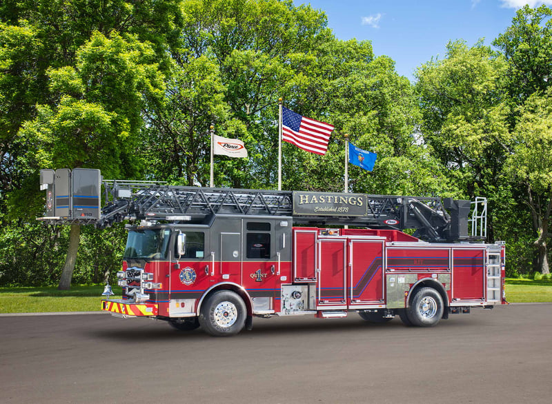 Hastings Fire and Rescue - Aerial – Aerial | Pierce | Hastings, Nebraska