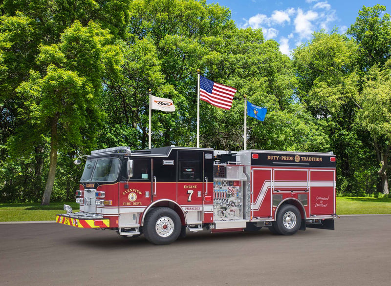 Glenview Fire Department - Pumper – Pumper | Pierce | Glenview, Illinois