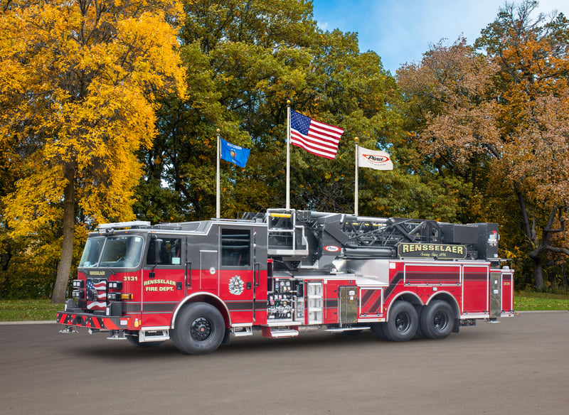 Rensselaer Fire Department - Aerial – Aerial | Pierce | Rensselaer, Indiana