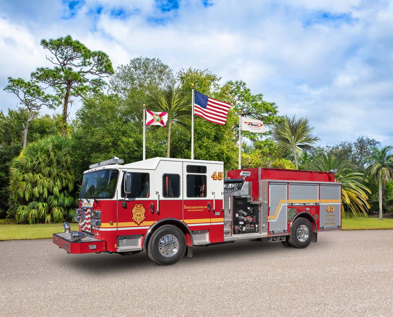 Indianapolis Fire Department - Pumper – Pumper | Pierce | Indianapolis, Indiana