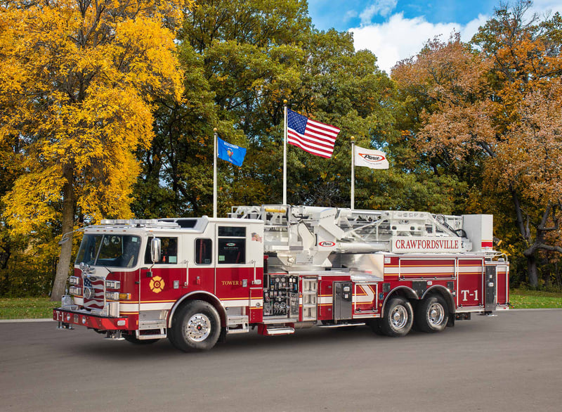 Crawfordsville Fire Department - Aerial – Aerial | Pierce | Crawfordsville, Indiana