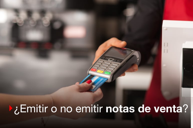 ¿Debo emitir notas de venta como CFDI?