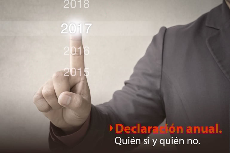 ¿Quiénes están obligados a presentar declaración anual?