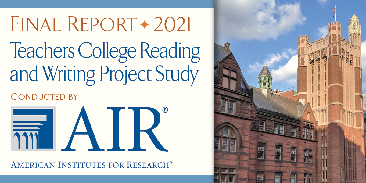 american-institutes-for-research-announces-results-of-tcrwp-study