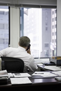 executive am Telefon