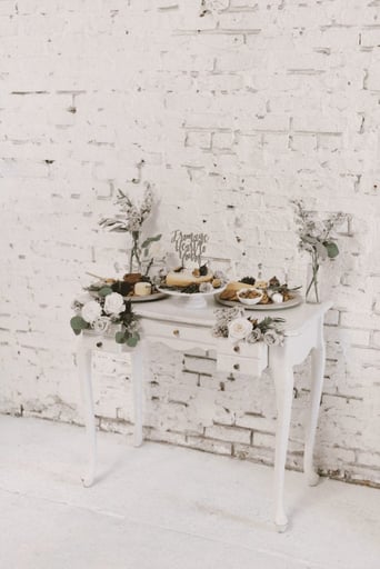 Vintage desk event rentals