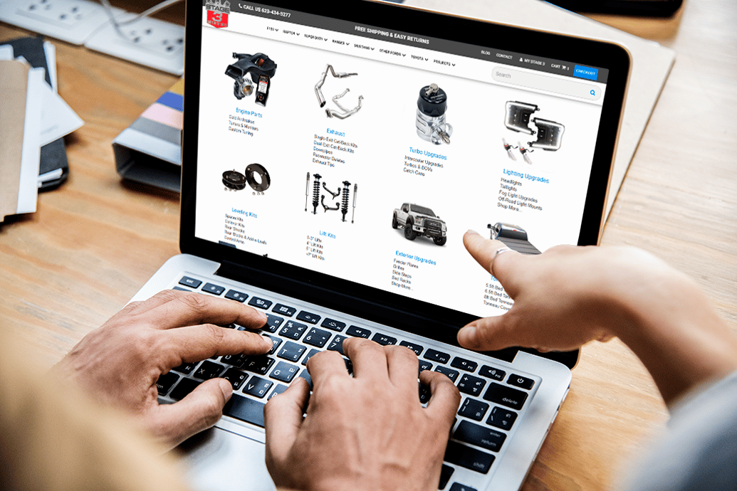 Auto Parts Website