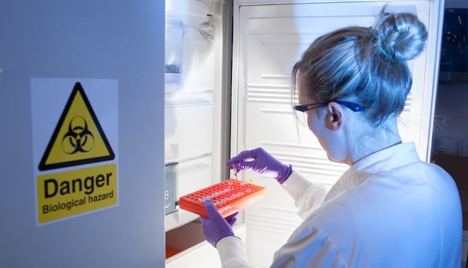 Laboratory freezer management system
