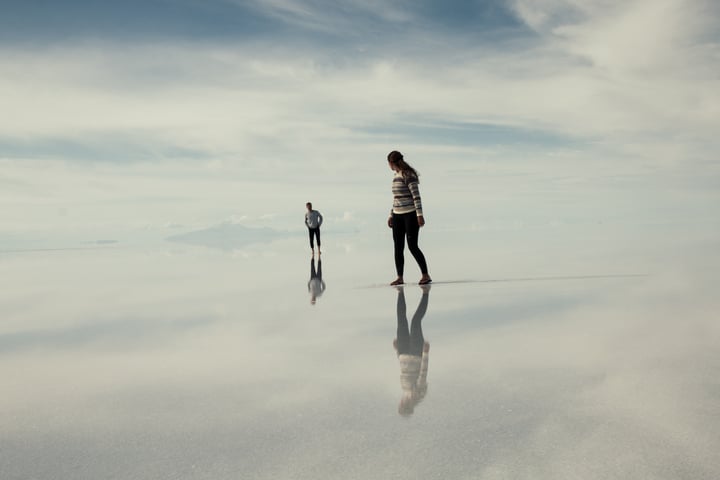 Walking on clouds