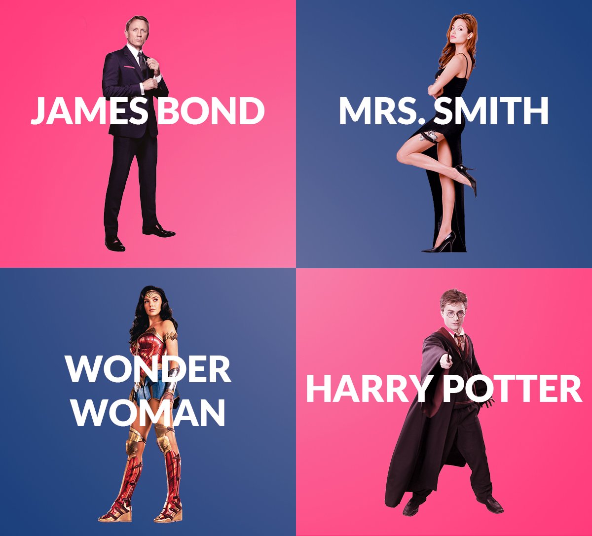 Personnages des films - formation