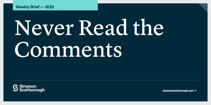 Never Read the Comments