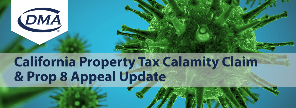 California Property Tax Calamity Claim Update
