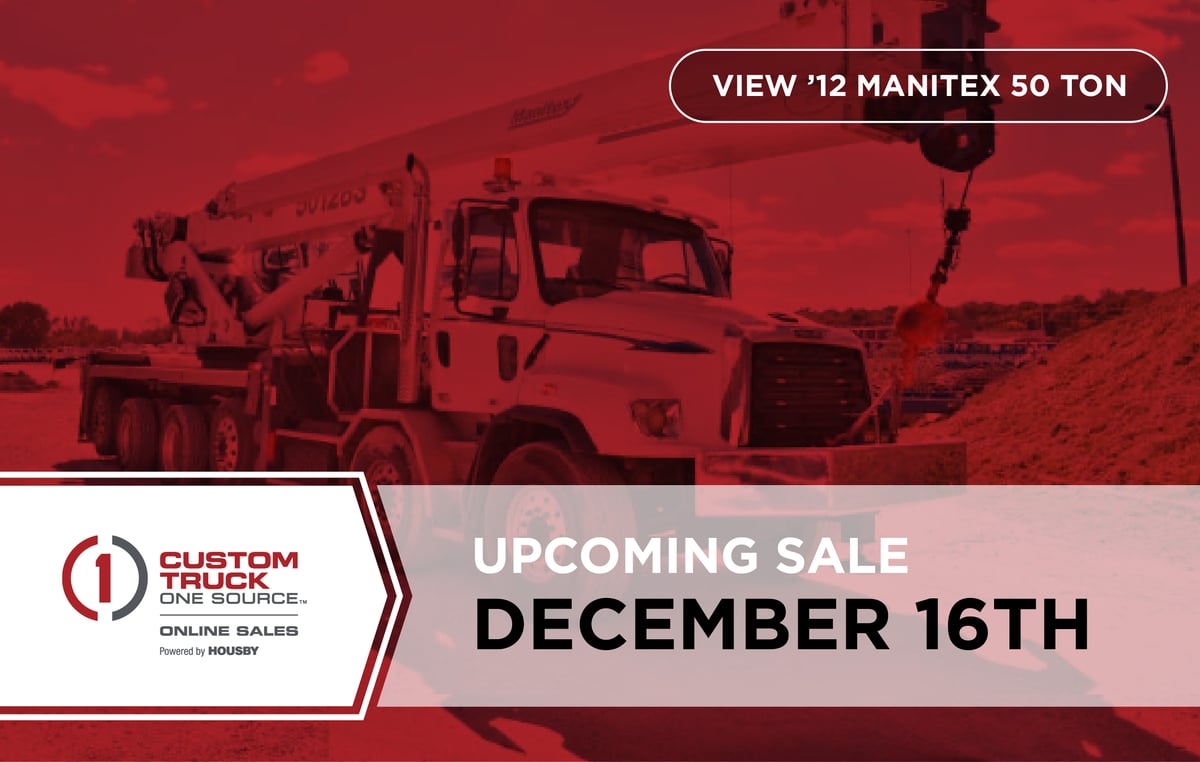 Upcoming CTOS Online Sale -December 16th | View ’12 Manitex 50 Ton