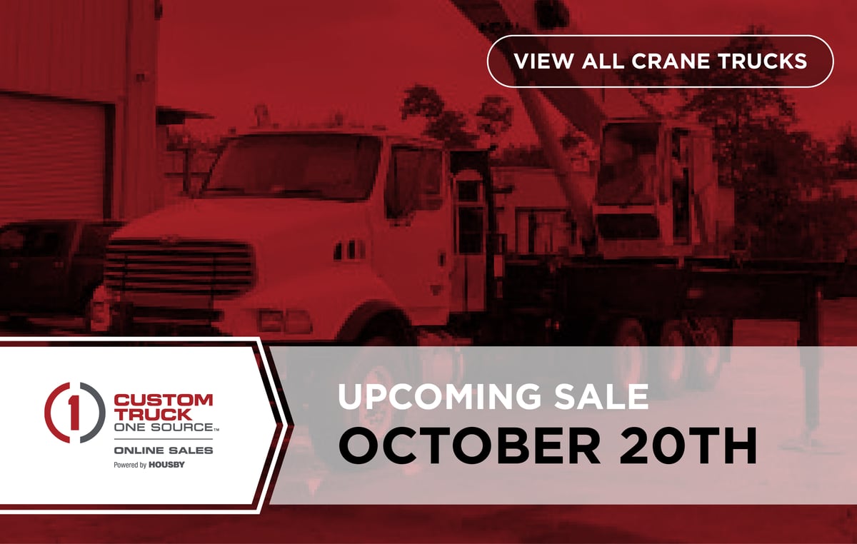 Upcoming CTOS Online Sale - October 20th | View All Crane Trucks