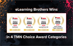 eLearning Brothers Wins in 4 TMN Choice Award Categories