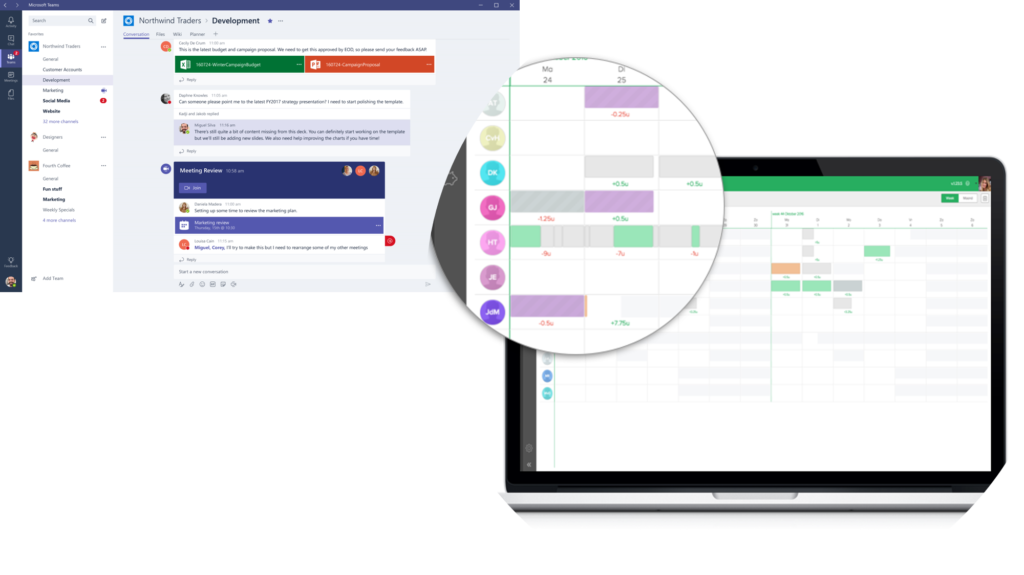 Microsoft Teams en Simplicate