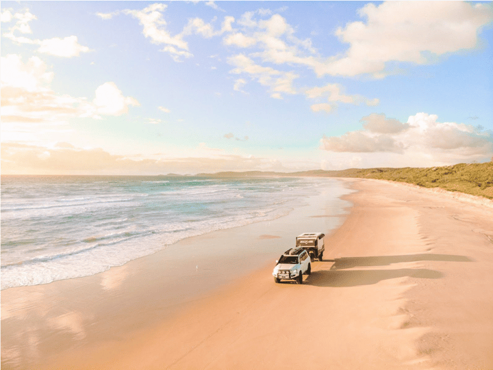Tips For Towing Your Trailer or Caravan Along the Beach