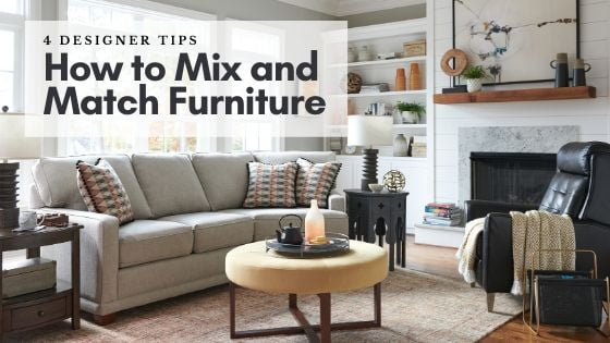 Mix Match Furniture, Leather And Fabric Furniture Mixed
