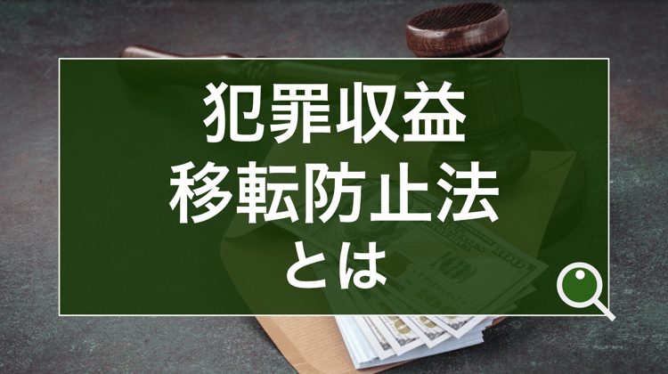 犯収法 犯罪収益移転防止法 とは 各専門用語の意味や注意点から 定義されているekyc手法まで詳しく解説