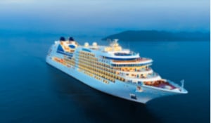 Stock photo of a cruise ship