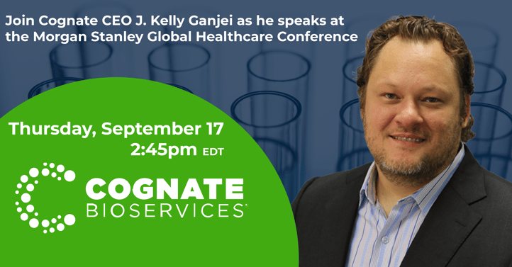 J. Kelly Ganjei to speak at the Morgan Stanley Global Healthcare Conference