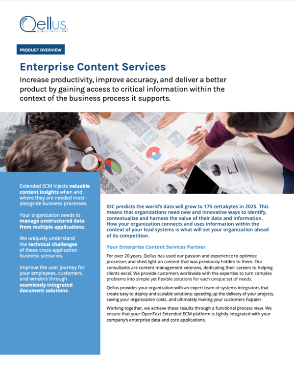 Enterprise Content Services