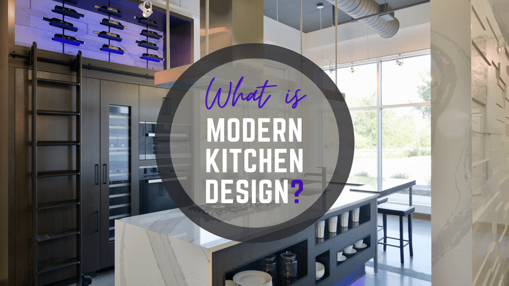 A modern kitchen design by Deslaurier