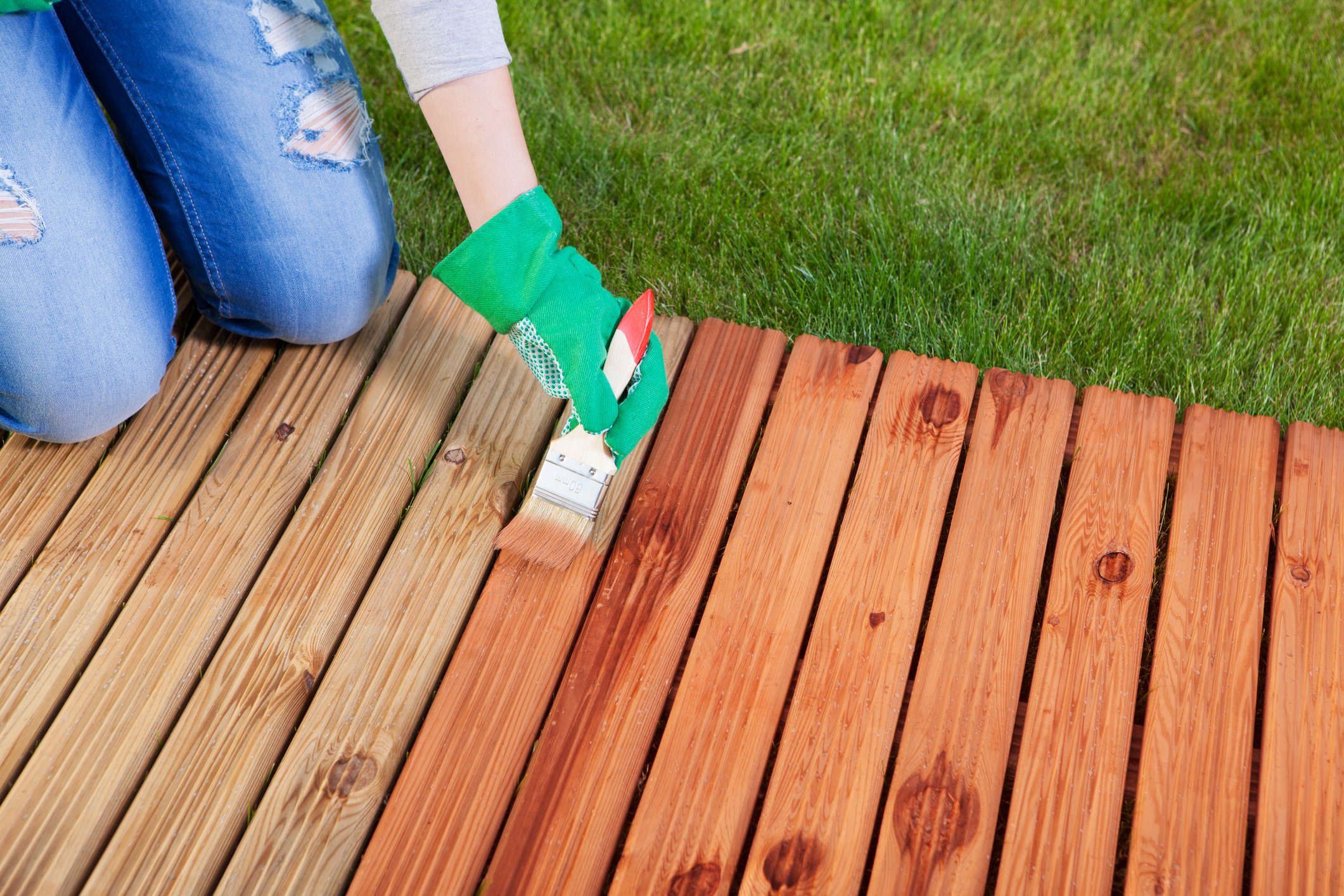 Deck Staining