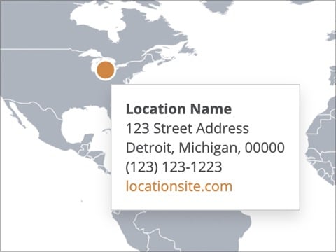 Multiple Locations Map Module