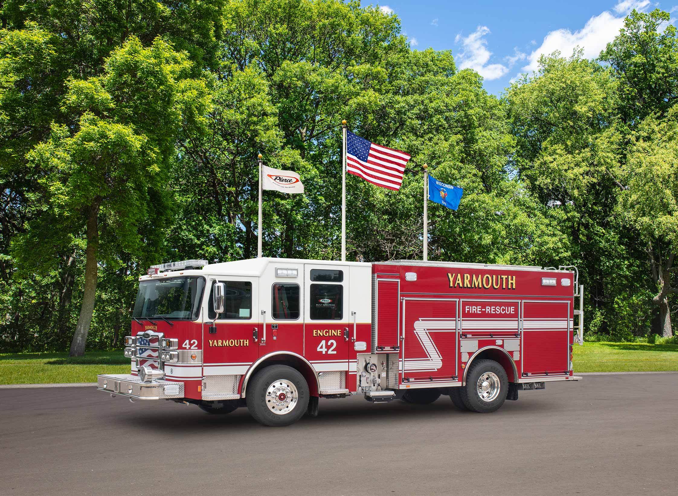 Enforcer Pumper delivered to Yarmouth Fire Department                          