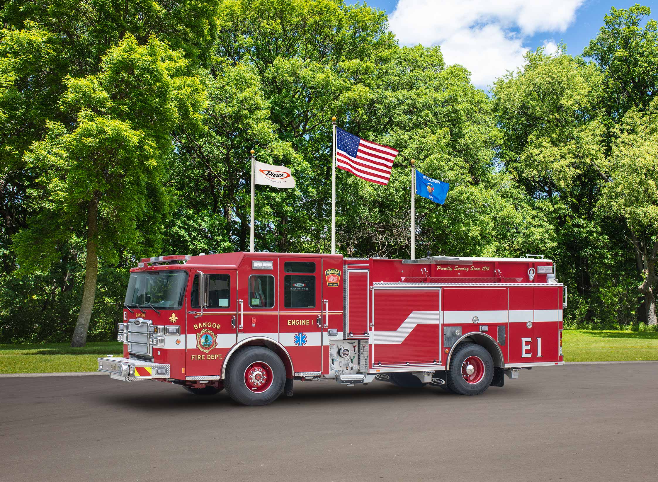 Enforcer Pumper delivered to Bangor Fire Department                            