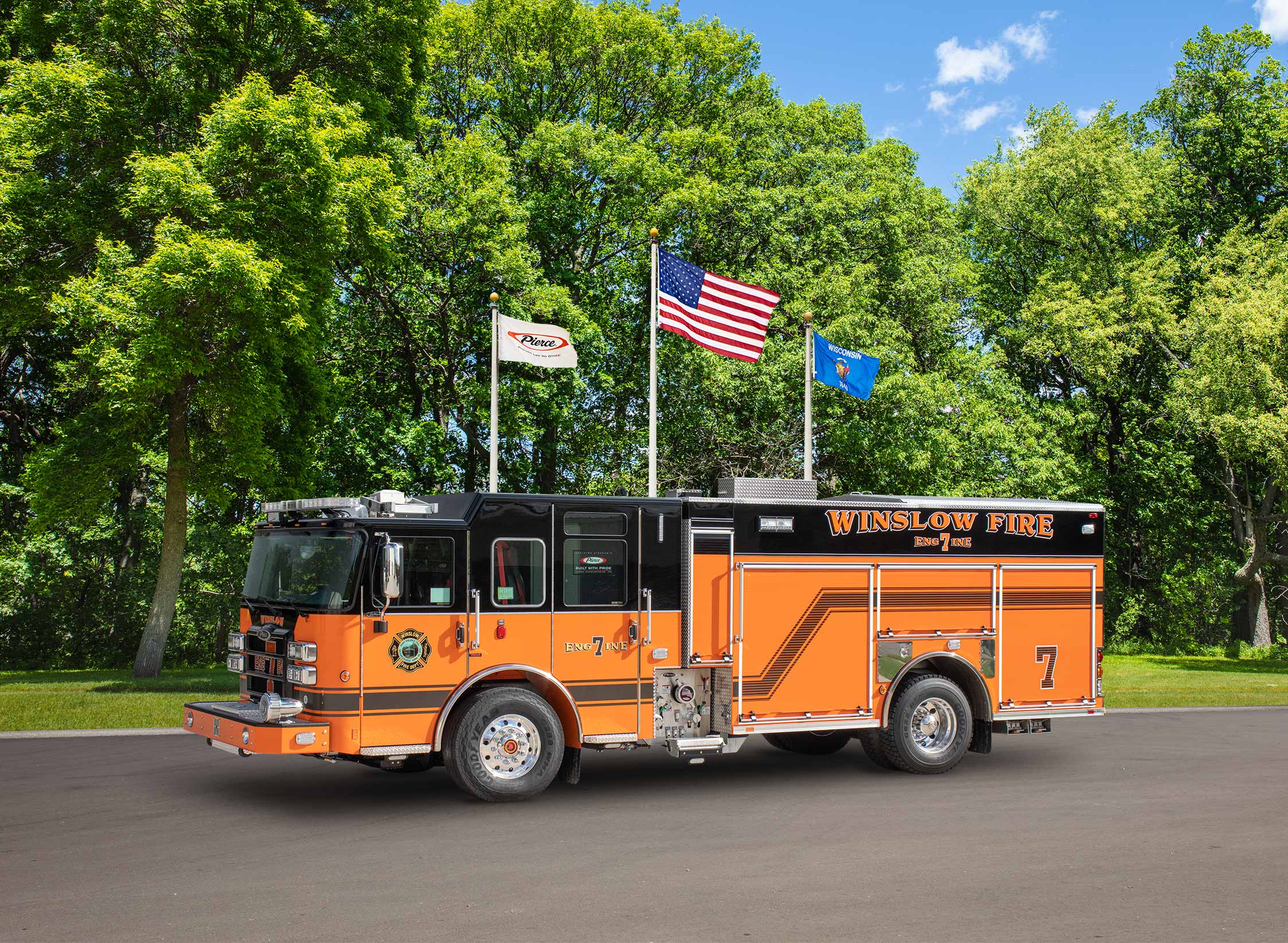Enforcer Pumper delivered to Winslow Fire Department 