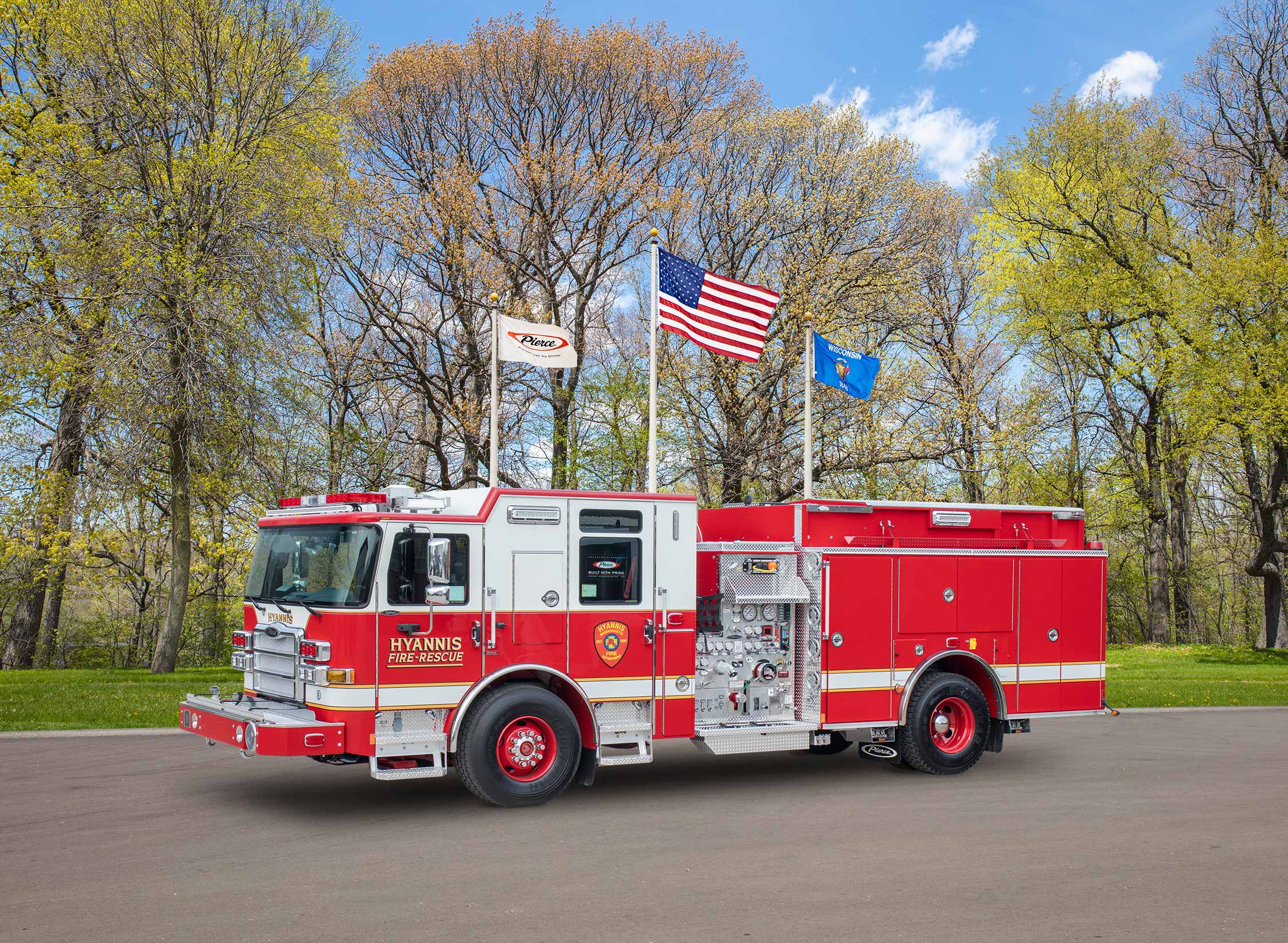 Enforcer Pumper delivered to Hyannis Fire Department                           
