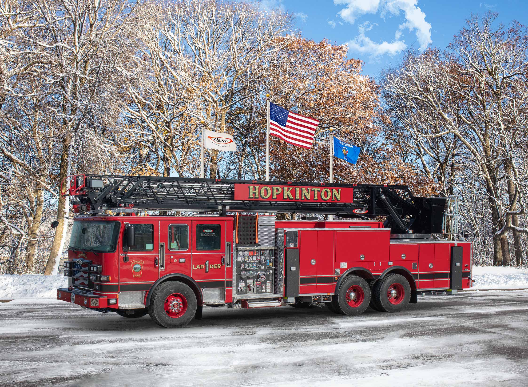 Enforcer Aerial delivered to Hopkinton Fire Department 