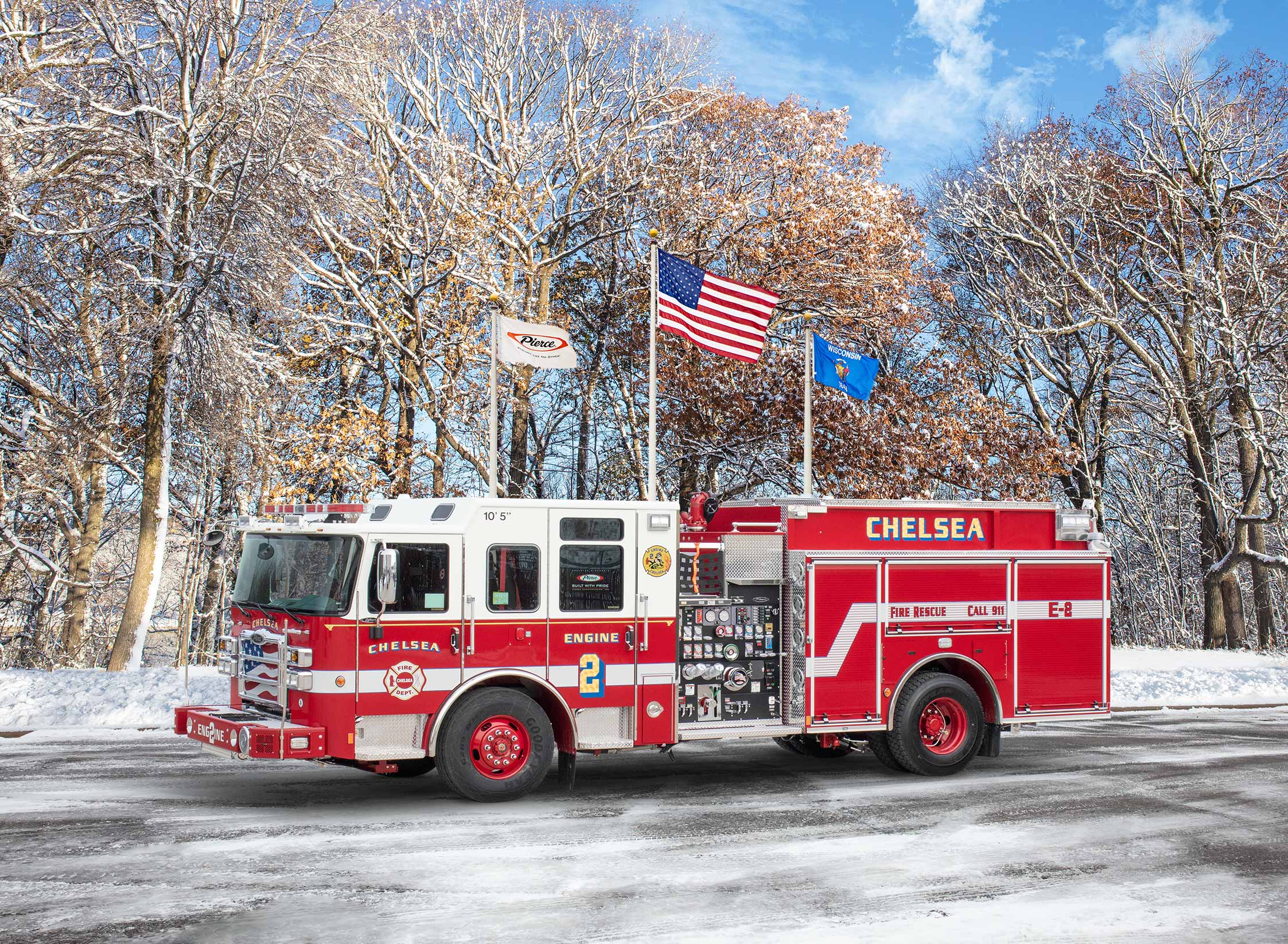 Enforcer Pumper delivered to Chelsea Fire Department                           