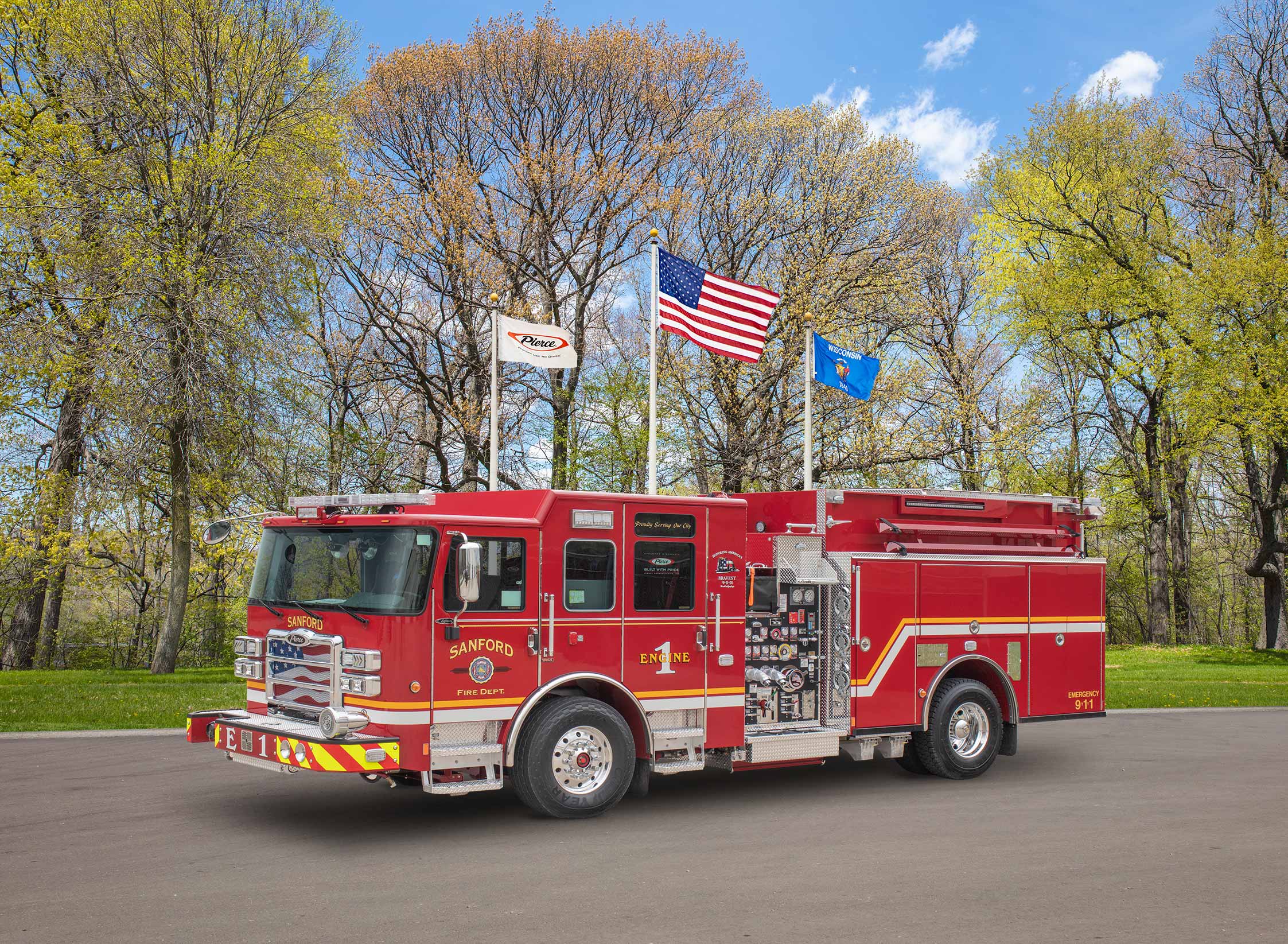 Enforcer Pumper delivered to Sanford Fire Department                           