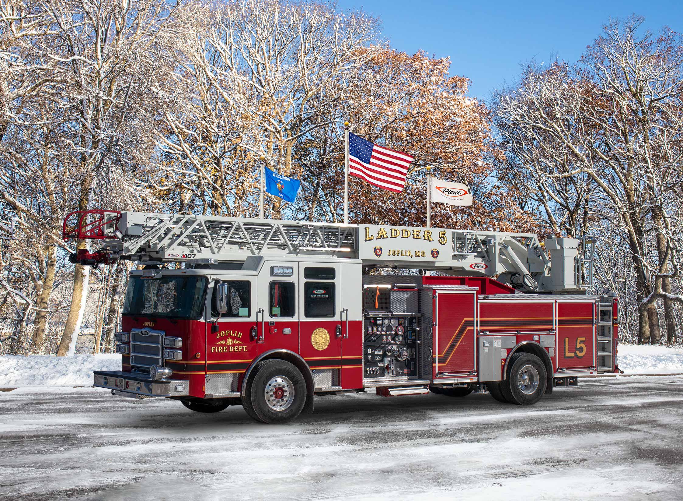 Joplin Fire Department - Aerial – Aerial | Pierce | Joplin, Missouri