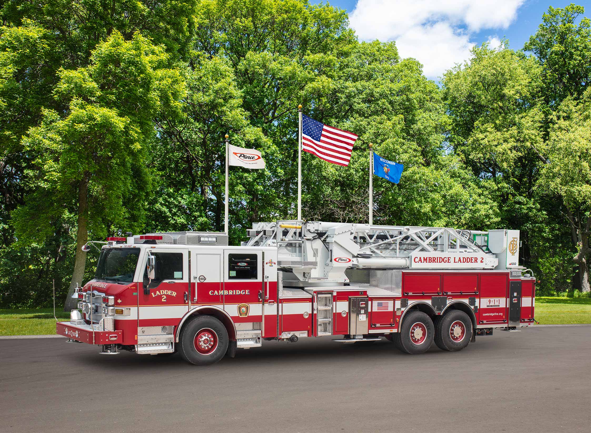 Velocity Aerial delivered to Cambridge Fire Department                         