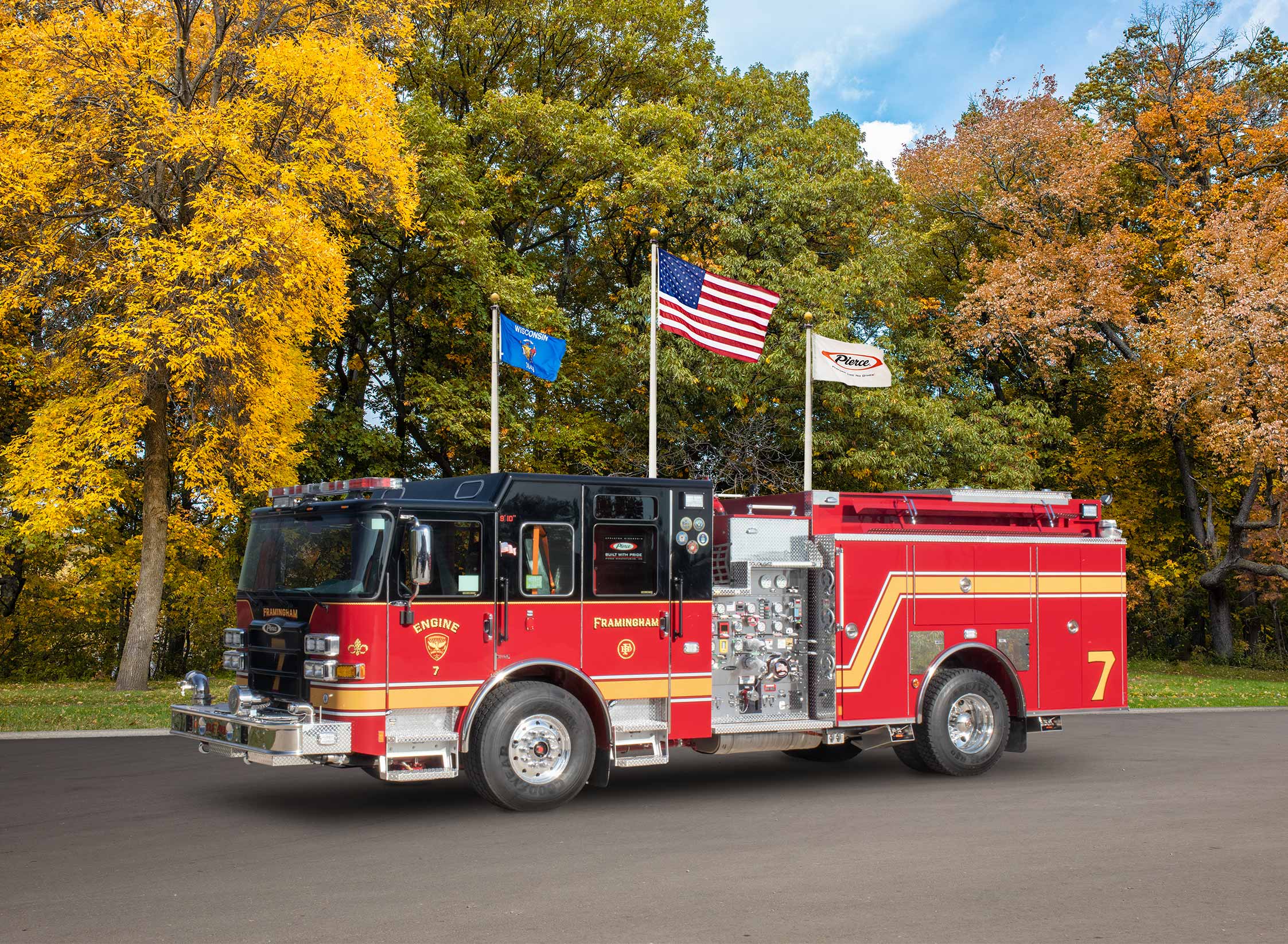 Enforcer Pumper delivered to Framingham Fire Department                        