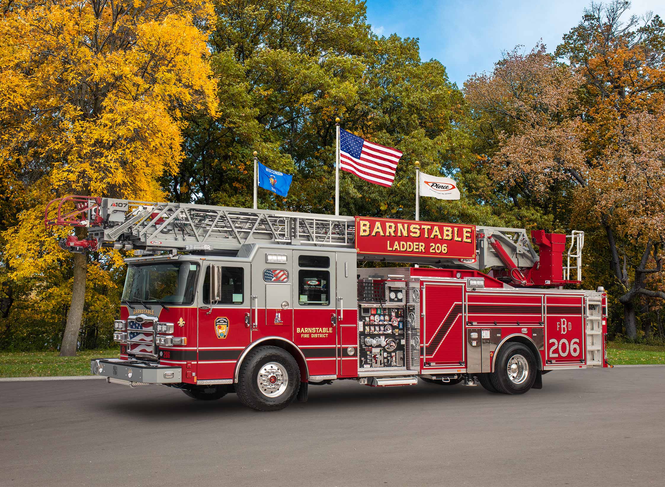 Enforcer Aerial delivered to Barnstable Fire Department