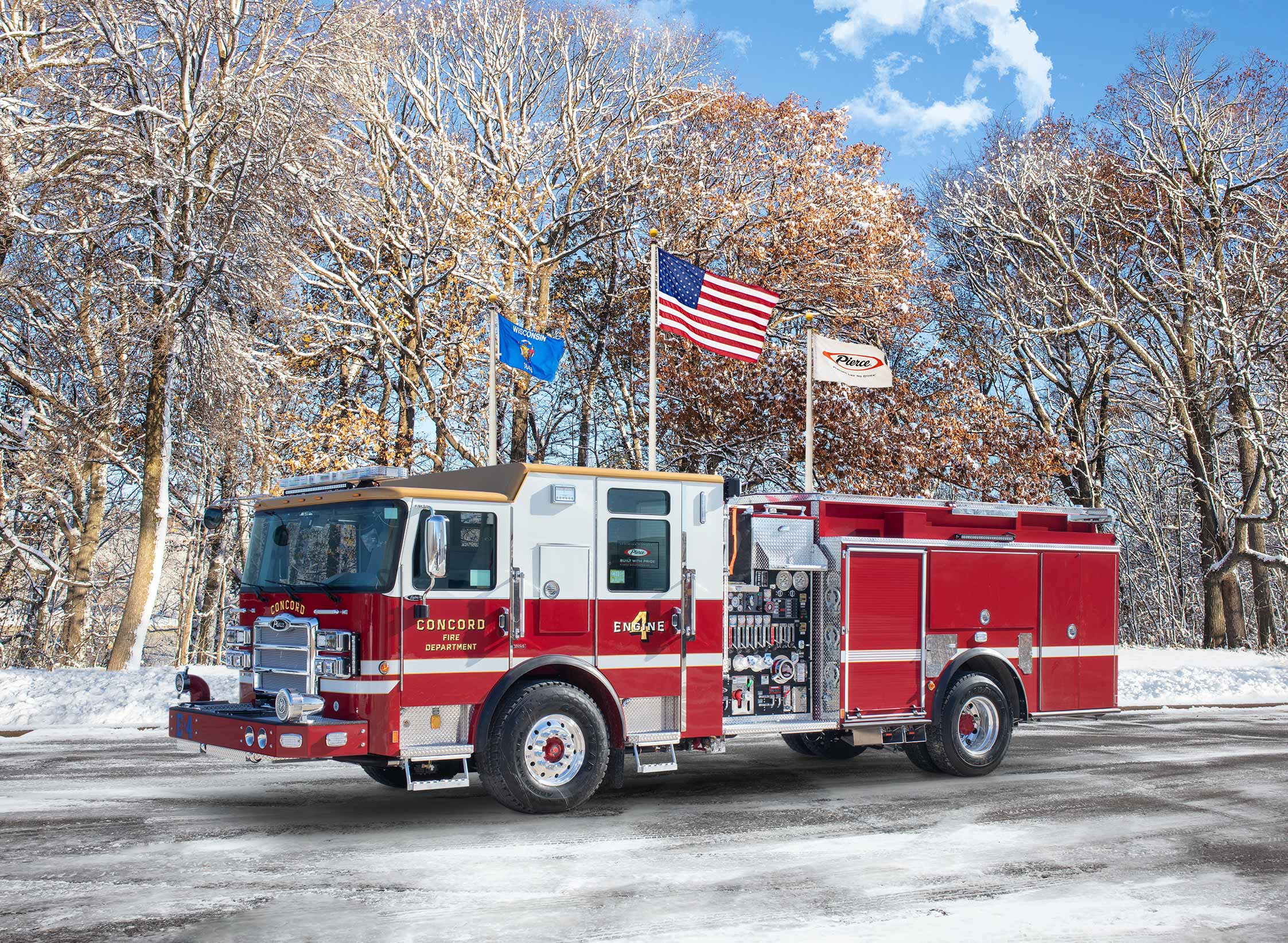 Enforcer Pumper delivered to Concord Fire Department                           