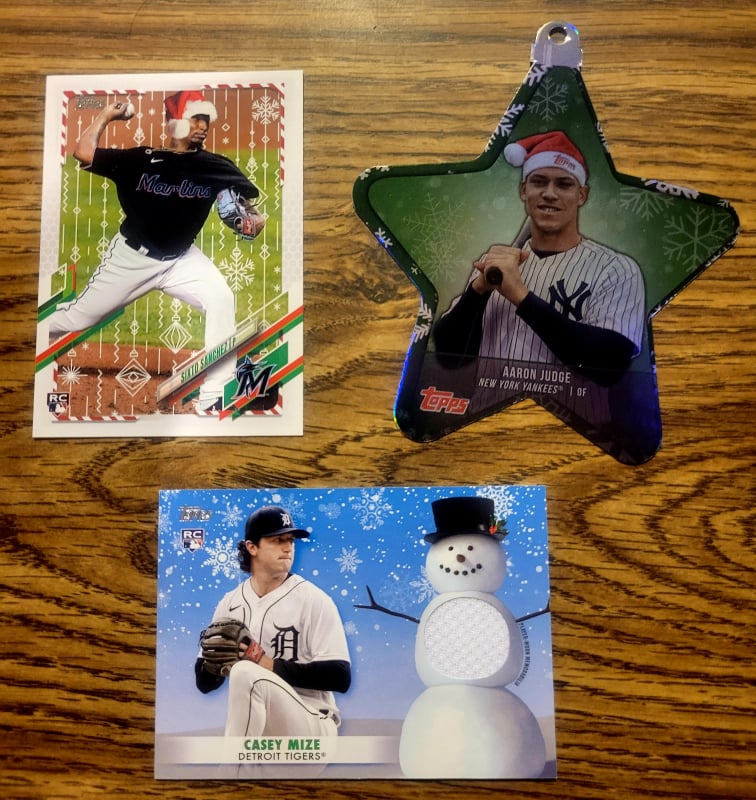 2021 Topps Holiday Cards Just Collect