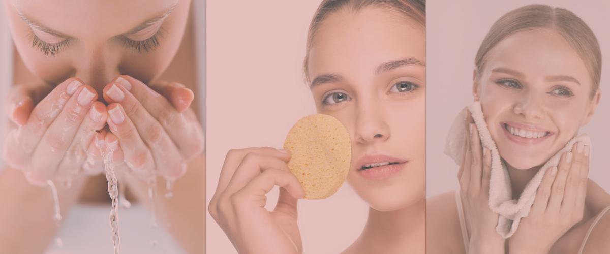 Rutina de limpieza facial