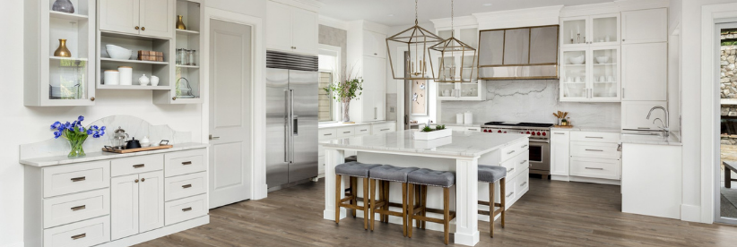 4 Scientific Reasons to Go Gray in Your Kitchen  Kitchen design gallery,  Hardwood floors in kitchen, Grey kitchens