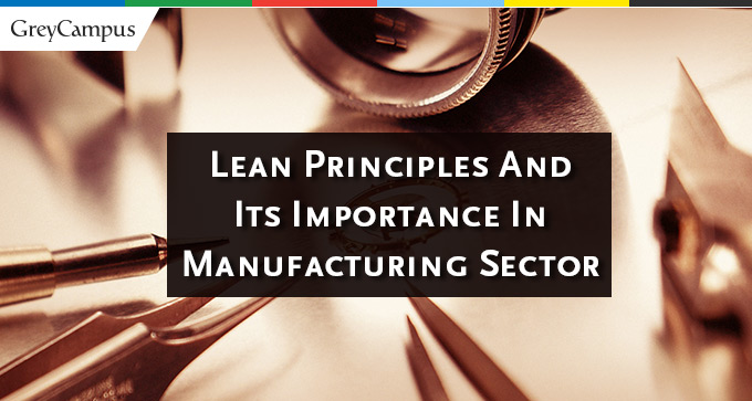 Lean Principles And Its Importance In Manufacturing Sector |QM