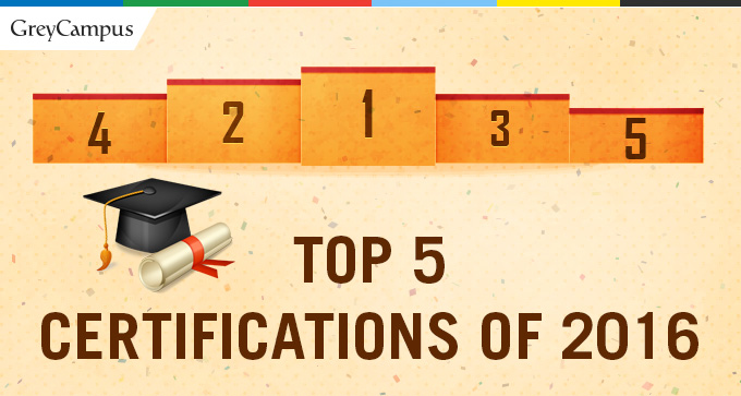 Top Five Certifications Of 2016